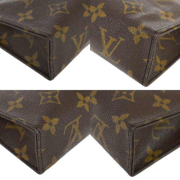 LOUIS VUITTON Poche Toilette 15 Clutch Pouch Bag Monogram Leather M47546 60KA013 - Picture 6 of 16